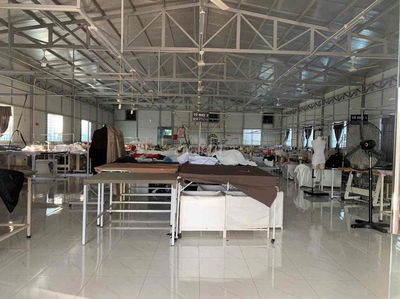 cho thuê xưởng may . Dt 500 m2. đường Nguyễn thị đinh .