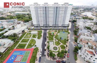 Cho thuê căn hộ Conic Boulevard DT 85m2, 2PN view sông  giá 7tr/tháng