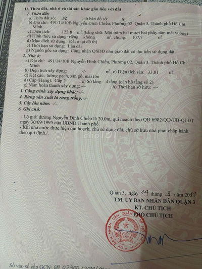 Nhà mặt tiền Nguyễn Đình Chiểu quận 3