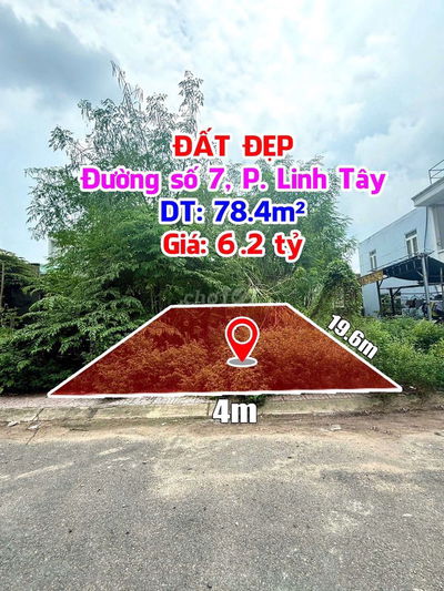 BÁN LÔ ĐẤT HIẾM HXH _DT: 79,4M² _ ĐƯỜNG PHẠM VĂN ĐỒNG _P. LINH TÂY _DT