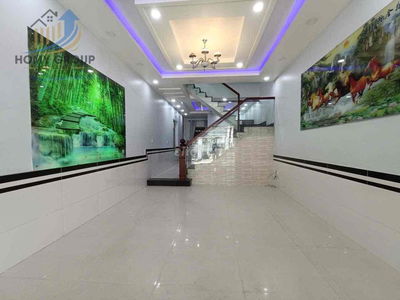 NHÀ MẶT TIỀN 5,3X30M SÂN RỘNG ĐẬU 3 XE HƠI 3PN LÀM VP + Ở +DẠY HỌC