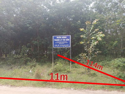 Ngân hàng thanh lý đât ngang 11m, Ô tô tiếp cận được