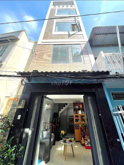 ĐIỆN BIÊN PHỦ - 5 TẦNG BTCT - HẺM BA GÁC THÔNG SÁT Q1