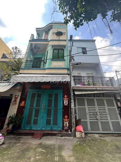 NHÀ DT 4,07M X 20M - 3 TẦNG ĐÚC KIÊN CỐ - HẺM 6M THÔNG - 7 TỶ 5 TL