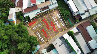 Bán 4 lô đất full thổ sát bên chợ dân sinh hẻm xe hơi tận nơi