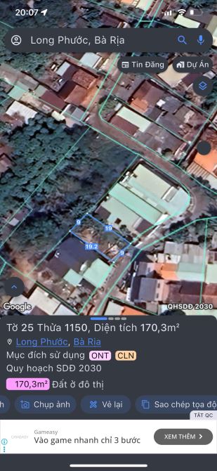 CHÍNH CHỦ NGỘP NGÂN HÀNG BÁN GẤP LÔ ĐẤT ĐẸP LONG PHƯỚC – TP BÀ RỊA