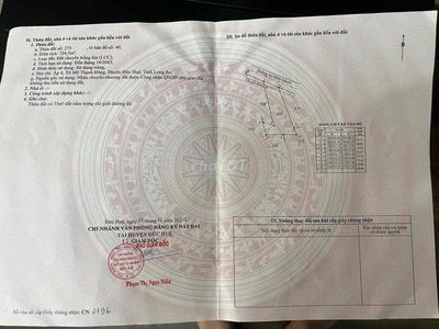 E cần bán gấp lô đất , đường quốc lộ 839 , vào đường nhựa 5m , ,ấp 4 m