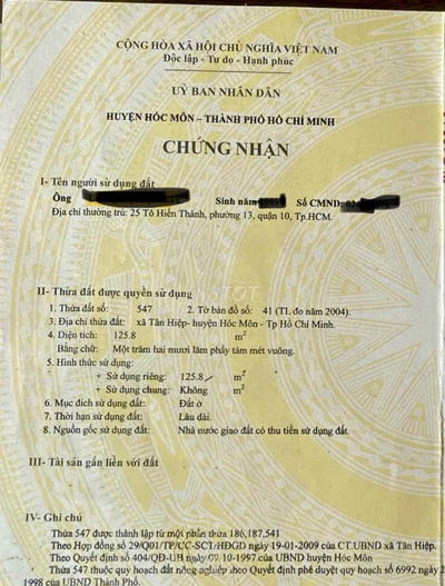 Bán đất thổ cư