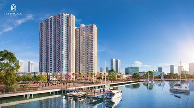 Căn hộ dự án Peninsula Đà Nẵng 2PN view sông Hàn, Novotel