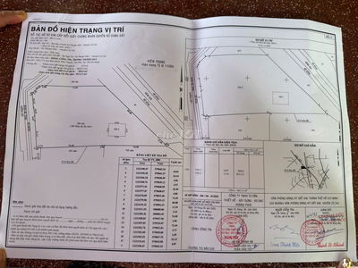 Chính chủ cần bán đất gần UBND Xã Nhuận Đức DT 8812m2 có 300m2 thổ cư