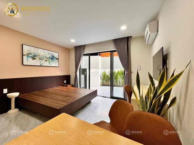 🍎STUDIO SÂN VƯỜN - TÁCH BẾP, GẦN AEON MALL , MÁY GIẶT RIÊNG 🍎