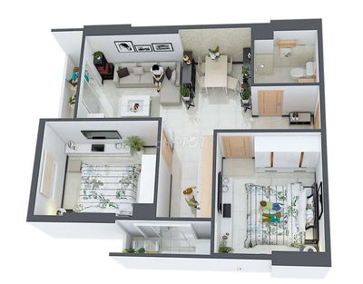 Cho thuê căn hộ 2PN Chung cư Mỹ Phúc