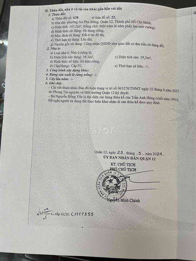 cần bán gấp lô đất đường vườn lài, phường an phú đông, sát quận gò vâp