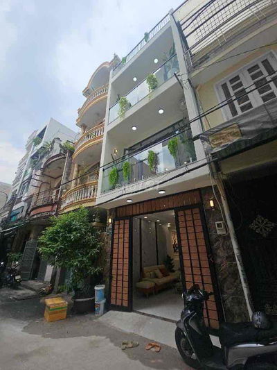 DT 4 x 13m - Nhà 3 tầng -Hẻm nhựa xe tải 7m thông, 4PN, Giá 8,4 tỷ