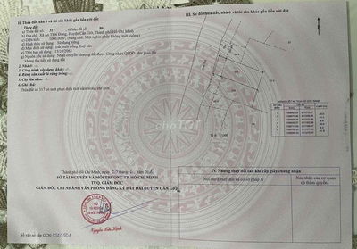 Đất đường Lý Nhơn, x. ATĐ, Cần Giờ: 20 x 50, giá 935 triệu.