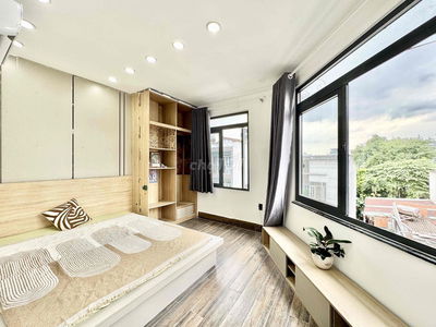 CHO THUÊ CĂN HỘ CỬA SỔ FULL NỘI THẤT GẦN CÔNG VIÊN LÀNG HOA - GÒ VẤP