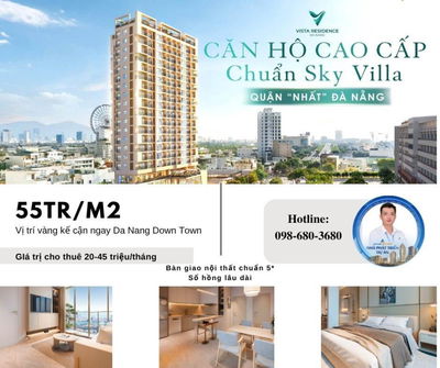 QUỸ 08 CĂN ĐẸP CUỐI CÙNG VISTA RESIDENCE - TOÀ CĂN HỘ CAO CẤP GIÁ TỐT NHẤT TRUNG TÂM HẢI CHÂU