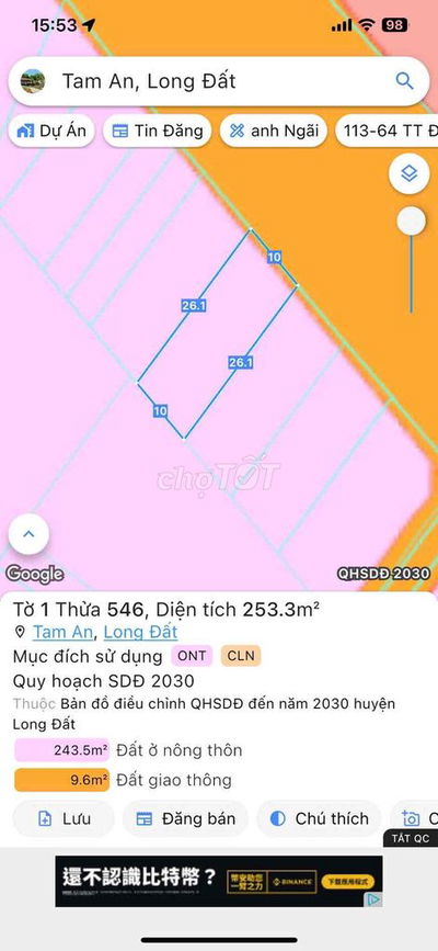 CHÍNH CHỦ  GỬI EM BÁN LÔ ĐẤT MẶT TIỀN 44 B  BÂY GIỜ LÀ ĐƯỜNG 996 C ,