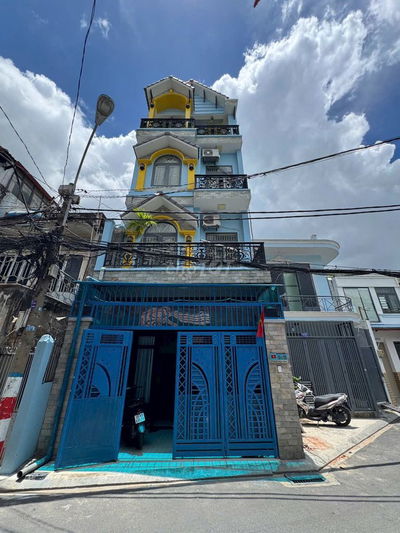 Nhà 4 tầng hẺm nhỰa 6m thông sát Phan Huy Ích diện tích đẹp