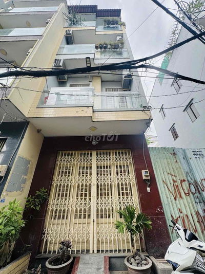 Nhà 4tầng 5pn hẻm 4m, 40m2 nhỉnh 5tỷ Đường Ni Sư Huỳnh Liên
