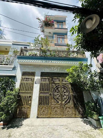 Bán nhà 5,5x13m đúc 4 lầu hẻm 6m 1/ Dương Thị Mười gần chợ