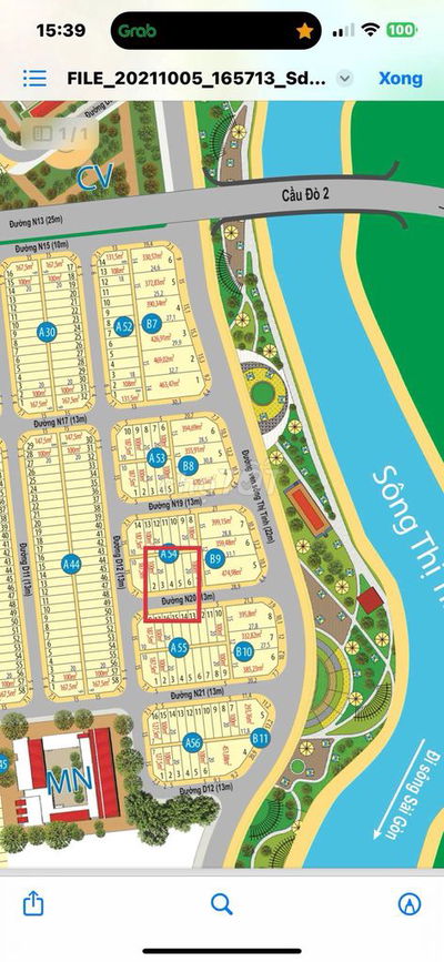 Mega City 1 - sát sông thị tính , A54 giá 1ty080, Bến cát, bình dương