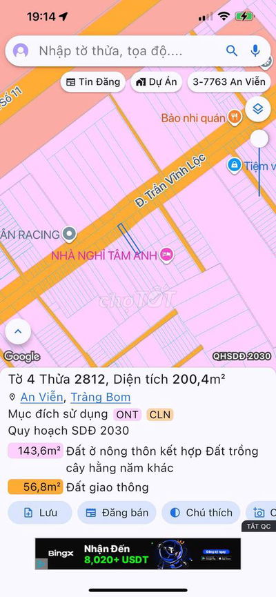 MT Đường Trần Vĩnh Lộc,An Viễn kinh doanh sầm uất sát kcn