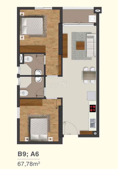 Chính chủ cần sang nhượng 2 PN Moonlight giá 3,6 tỷ đã có sổ