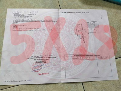 Cần bán lô đất thổ cư sổ hồng riêng,chính chủ 5x28