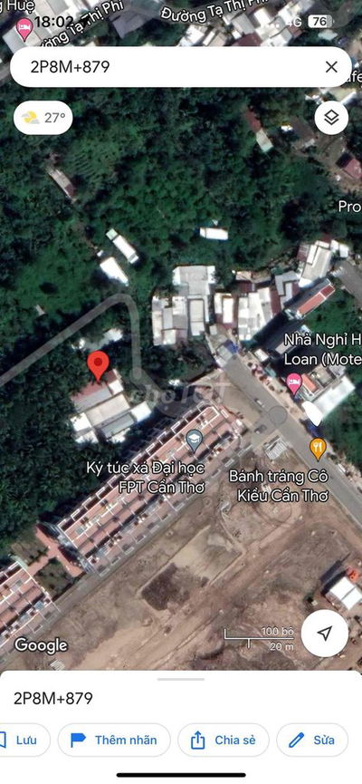 cho thuê nhà sát vách ĐH FPT Cần Thơ