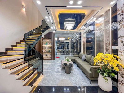 Nhà phố có thang máy 5x25m 4 tầng gần Phú Mỹ Hưng quận 7 11.99 tỷ