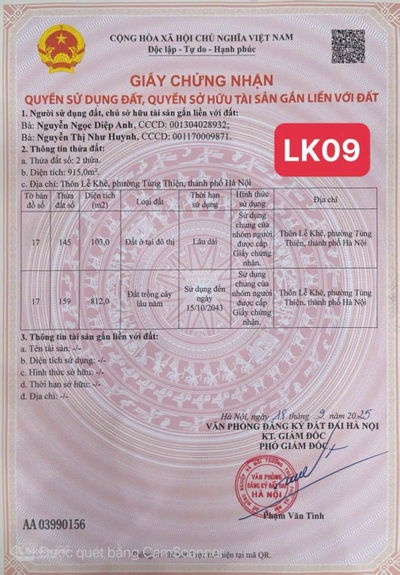 Cực hot ! chính thức Ra mắt 1 loạt lô hàng F0 GĐ2 TẠI Xuân Sơn. DT 100m2, giá chỉ từ 1.8-2 tỷ