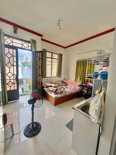 Studio Giá Rẻ Ngay Sân Vân Động Phú Thọ_Full Nt Ban công_30m2