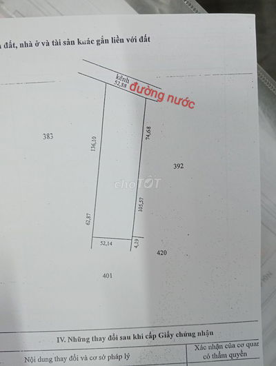 Bán 10 công ruộng làm lúa 3 vụ