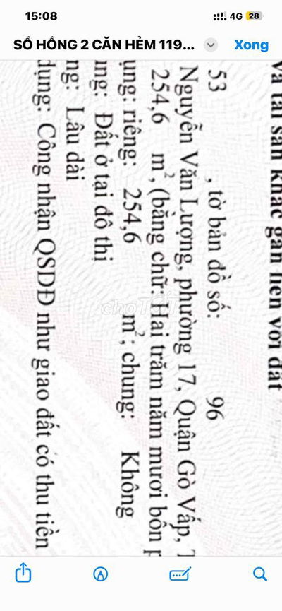 Bán nhả hẻm xe hơi Nguyễn Văn Lượng P17