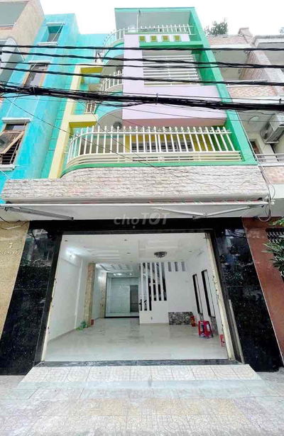 Cho thuê nhà rộng ngang 6mx16m 3 lầu có 5 phòng có máy lạnh