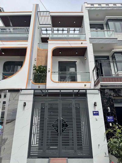 Nhà Mới Xây sổ hồng riêng, 2 lầu, 3phòng ngủ, sân thượng trước,