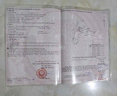 chu cần bán nhà nát mặt tiền thương mãi gần chơ trung chanh