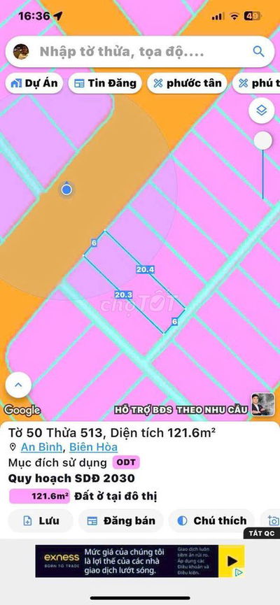 🔥 BÁN ĐẤT PHƯỜNG AN BÌNH – BIÊN HÒA