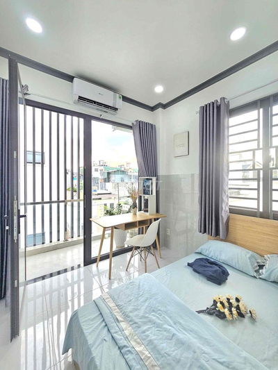 Cho thuê căn hộ mini Ban công Full nội thất Nguyễn Gia Trí, Bình Thạnh