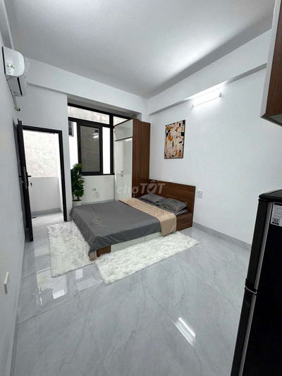 Khai trương CCMN 28m2 Full đồ. Máy giặt riêng, ban công tại Nguyễn Lân