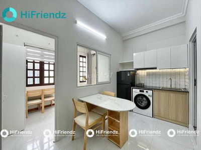 Khu Cv Gia Định - 1 Phòng Ngủ- Ban công- Full Nội Thất- Máy giặt Riêng