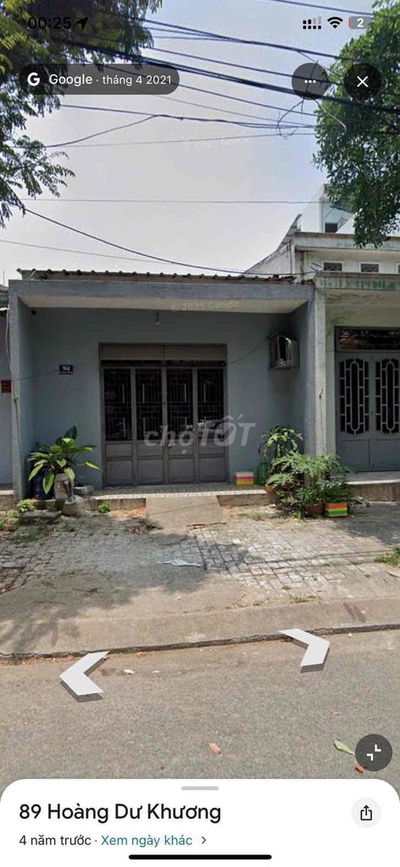 Bán nhà cấp 4 2MT trước sau Hoàng Dư Khương- Khuê Trung- Cẩm Lệ