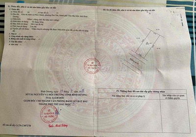 NHÀ Mặt Tiền đường SỐ 57 - Khu TĐC Phú Chánh - P. Bình Dương