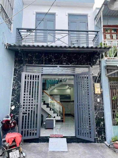 Nhà 1 lầu hẻm xe hơi sát nhà máy bia mới tinh