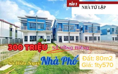 HÀNG NGỘP TRẢ TRƯỚC 350TRIỆU SỞ HỮU NHÀ TẠI OASIS CITY BẾN CÁT