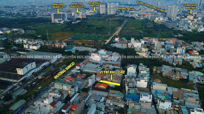 Bán Đất Bình Tân Gần Aeon Đường Sinco Góc 2 Mặt Tiền 60m2 SHR 3,5 Tỷ