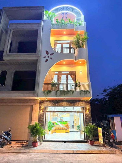 Nhà Phố 100m2 full thổ cư 3 tầng đủ nội thất phòng xông hơi