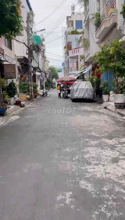 Bán nhà hơn 9.99tỷ, Hẻm 8m, 80m2,4 Tầng, Ngay Tân Hương, Tân Phú