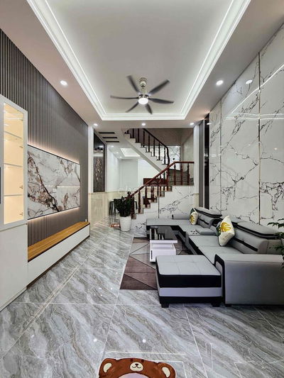 Bán Nhà HXH Sát Chợ Đường, 4x14 3 tầng 4.75 Tỷ TL